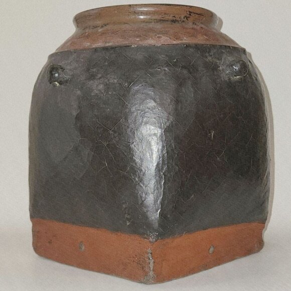 Antique Burmese Lacquer Carrying Container (Hsi O) - Picture 2 of 6